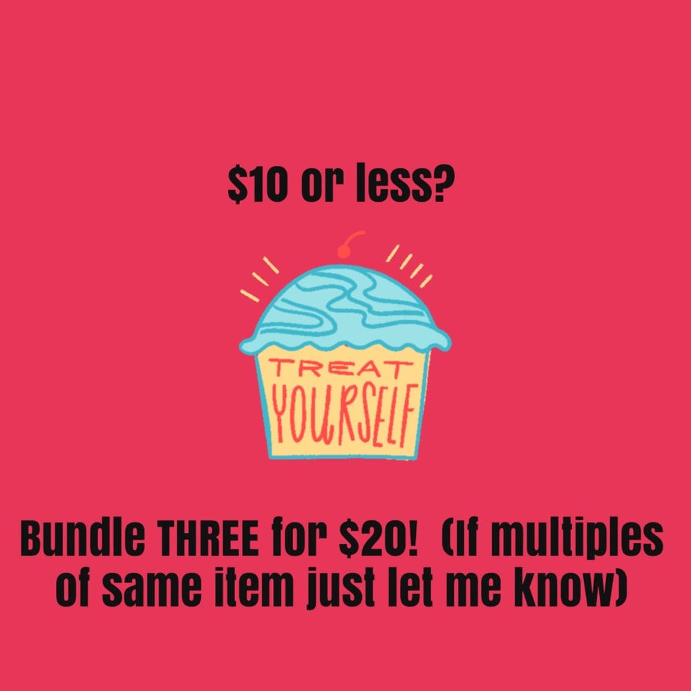 Items that are $10 or less.....